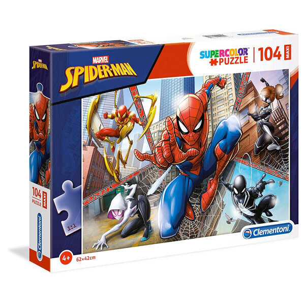 Dėlionė Clementoni Spider-Man, 60 d. kaina ir informacija | Dėlionės (puzzle) | pigu.lt