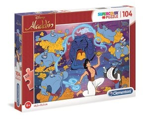 Dėlionė Clementoni Aladdin, 104 det. kaina ir informacija | Dėlionės (puzzle) | pigu.lt