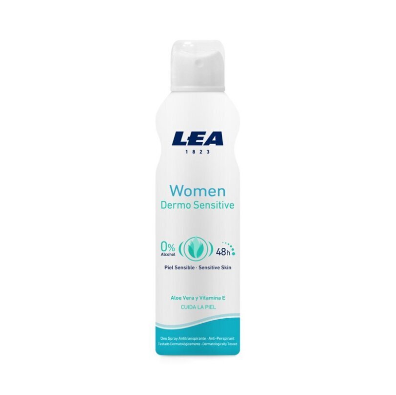 Purškiamas antiperspirantas Lea Women Dermo Sensitive Deo Spray, 150 ml цена и информация | Dezodorantai | pigu.lt