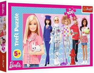 Dėlionė Trefl Barbie, 100 dalių kaina ir informacija | Dėlionės (puzzle) | pigu.lt
