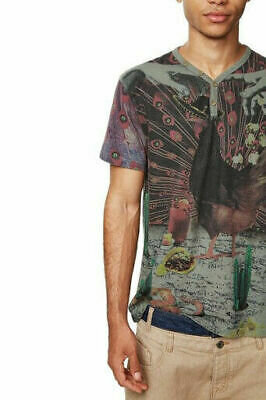 Desigual medvilniniai marškinėliai vyrams Raul цена и информация | Vyriški marškinėliai | pigu.lt