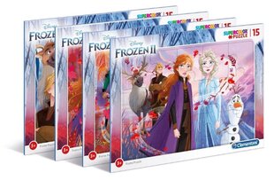 Пазл в рамке Clementoni Frozen, 15 деталей цена и информация | Пазлы | pigu.lt