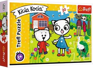 Dėlionė 009 kicia kocia/ *30vnt kaina ir informacija | Dėlionės (puzzle) | pigu.lt