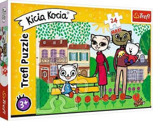Пазл Puzzle 122 kicia kocia maxi, 24шт цена и информация | Пазлы | pigu.lt