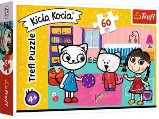 Пазл Puzzle 029 kicia kocia, 60шт цена и информация | Пазлы | pigu.lt
