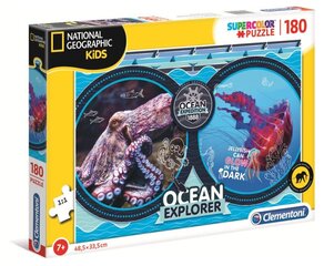 Головоломка Clementoni  National Geographic: Ocean (180 Предметы) цена и информация | Пазлы | pigu.lt