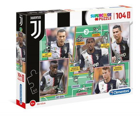 Dėlionė Clementoni Juventus, 104 d. kaina ir informacija | Dėlionės (puzzle) | pigu.lt