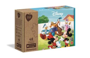 Dėlionių rinkinys Clementoni Mickey Mouse, 3 x 48 det. kaina ir informacija | Dėlionės (puzzle) | pigu.lt