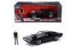 Metalinis automobilis Jada Fast and Furious Dodge Charger Street ir Dominic Toretto figūra 1:24 цена и информация | Žaislai berniukams | pigu.lt