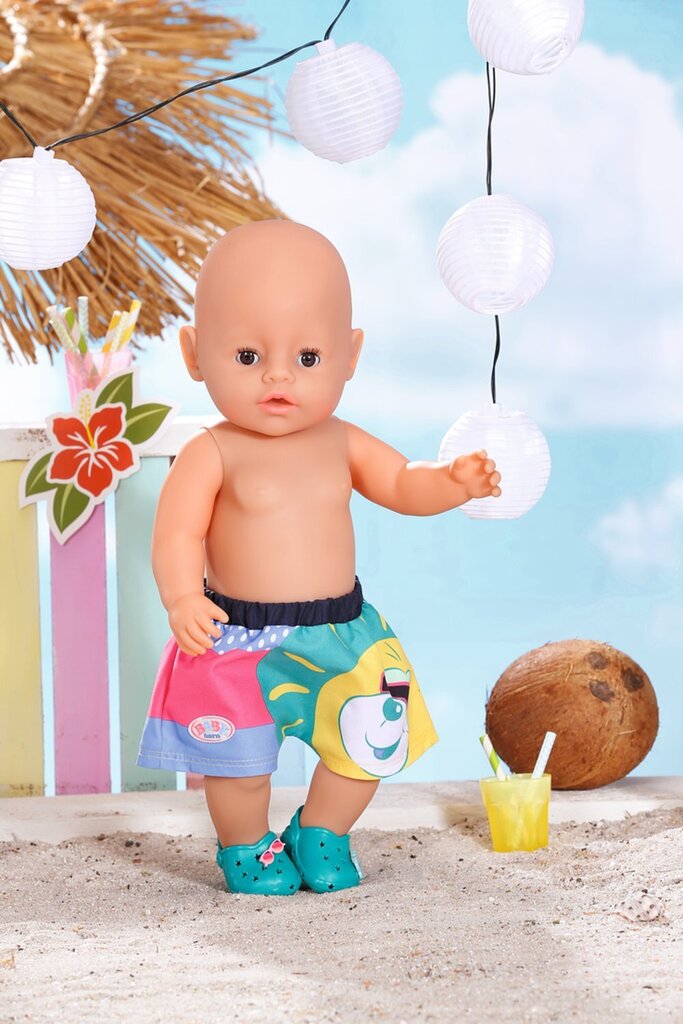 Maudymosi šortai Baby Born Atostogos, 43 cm kaina ir informacija | Žaislai mergaitėms | pigu.lt