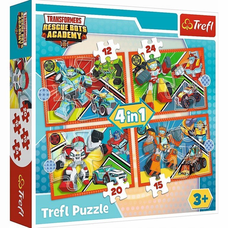 Dėlionė Trefl Transformeriai 4in1, 71 el. kaina ir informacija | Dėlionės (puzzle) | pigu.lt