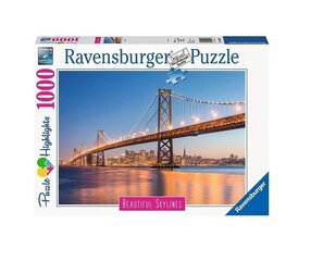 Dėlionė Ravensburger San Francisko tiltas, 1000 d. kaina ir informacija | Dėlionės (puzzle) | pigu.lt