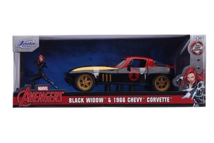 Jada Toys: Marvel - Black Widow 1966 Chevy, 1:24 цена и информация | Атрибутика для игроков | pigu.lt