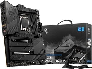 MSI MEG Z690 UNIFY, ATX, LGA 1700, DDR5, WIFI цена и информация | Материнские платы	 | pigu.lt