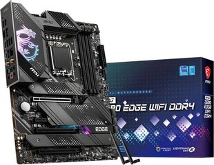 MSI MPG Z690 Edge Wifi DDR4 kaina ir informacija | Pagrindinės plokštės | pigu.lt