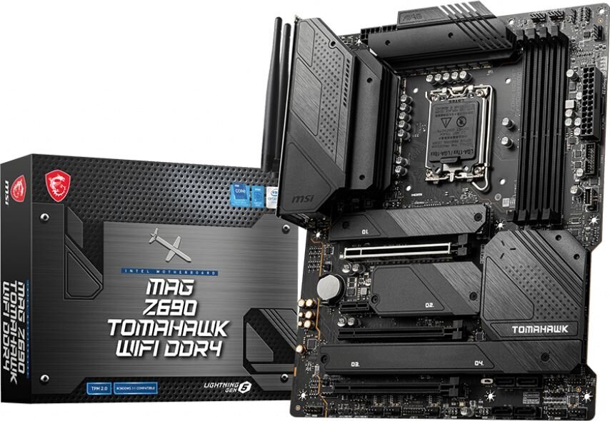 MSI Mag Z690 Tomahawk Wifi DDR4 цена и информация | Pagrindinės plokštės | pigu.lt