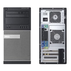 Стационарный компьютер Dell 3020 MT i5-4570 8GB 240GB SSD 1TB HDD RX560 4GB Windows 10 Professional  цена и информация | Stacionarūs kompiuteriai | pigu.lt