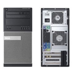Dell 3020 MT i5-4570 8GB 480GB SSD 1TB HDD RX560 4GB Windows 10 Professional kaina ir informacija | Stacionarūs kompiuteriai | pigu.lt