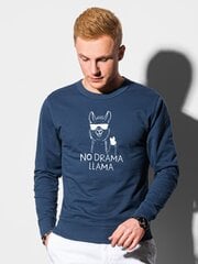 Свитер для мужчин No drama Llama B1153-45415, синий цена и информация | Мужские свитера | pigu.lt