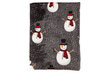 Winteria pledas Snowman, 130x170 cm цена и информация | Lovatiesės ir pledai | pigu.lt