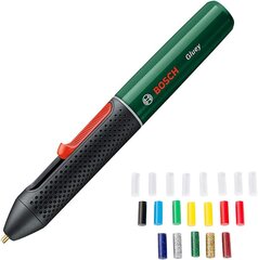 Аккумуляторная ручка с горячим клеем Bosch (зеленая) + зарядное устройство USB + кабель USB + 2 аккумулятора 1,2 В HR06 (AA) цена и информация | Механические инструменты | pigu.lt
