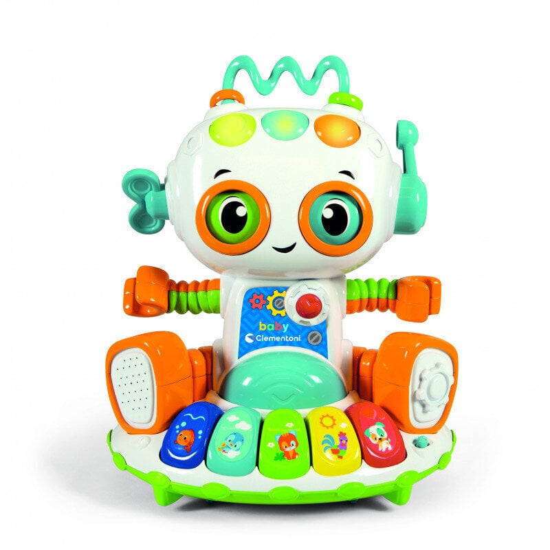 CLEMENTONI BABY interaktyvus žaislas Baby Robot, 50371 kaina ir informacija | Žaislai kūdikiams | pigu.lt