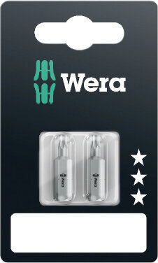 Antgaliai Torx galvutės varžtams Wera standart 867/1 T20, 2 vnt. цена и информация | Mechaniniai įrankiai | pigu.lt