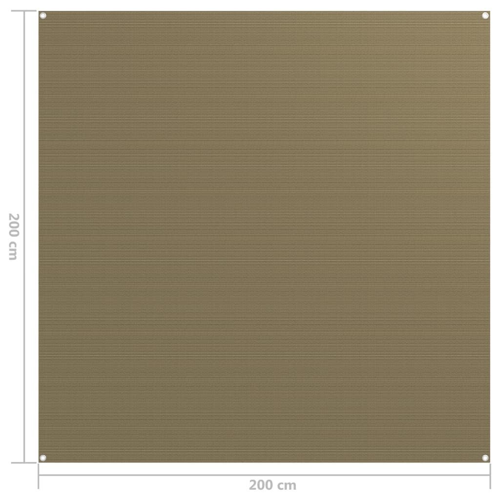 Palapinės kilimėlis, 200x200 cm цена и информация | Turistiniai čiužiniai ir kilimėliai | pigu.lt