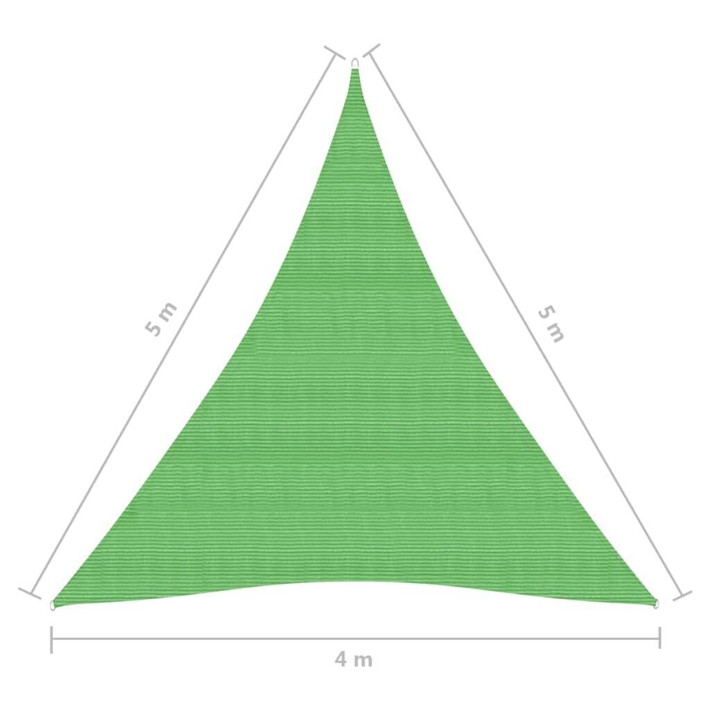 Uždanga nuo saulės, 4x5x5 m, žalia kaina ir informacija | Skėčiai, markizės, stovai | pigu.lt