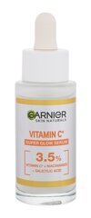 Šviesinantis veido serumas Garnier Super Glow su vitaminu C 30 ml цена и информация | Сыворотки для лица, масла | pigu.lt