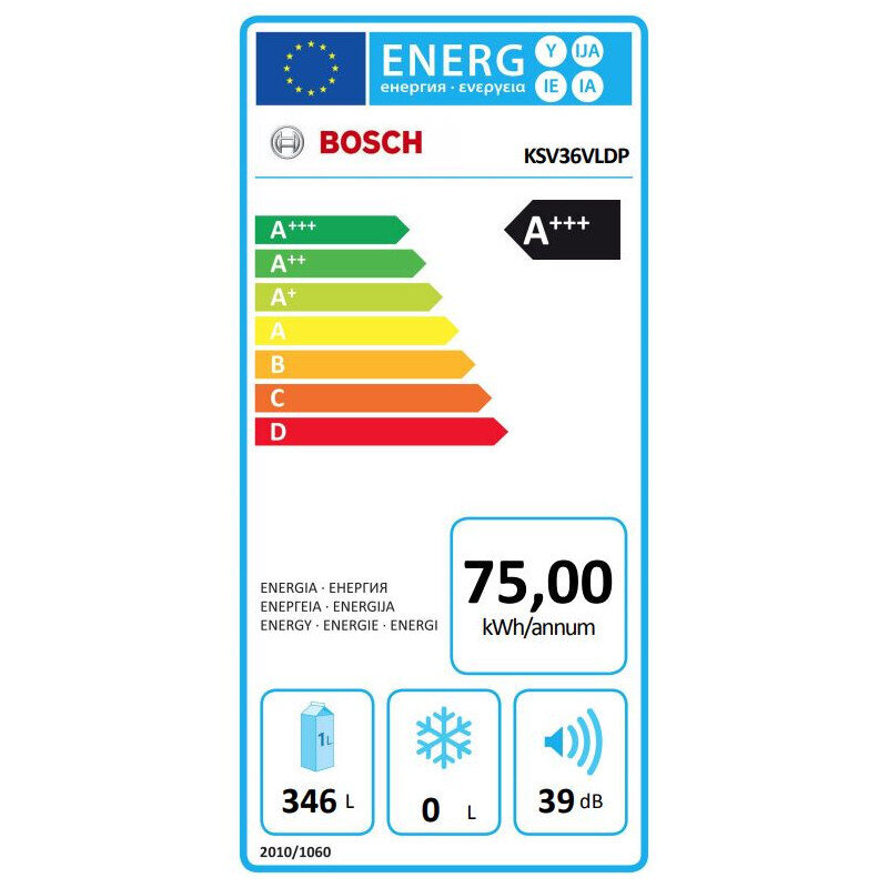 Bosch Serie 4 KSV36VLDP kaina ir informacija | Šaldytuvai | pigu.lt