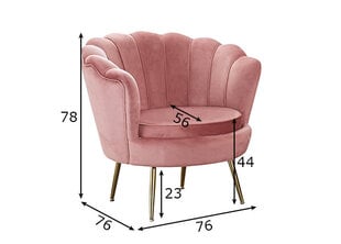 Кресло Tool, розовое цена и информация | Кресла в гостиную | pigu.lt