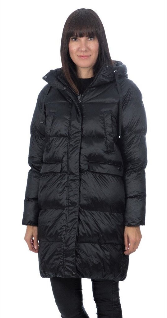 Luhta moteriškas žieminis paltas HEVOSSAARI 907168968, juodas kaina |  pigu.lt