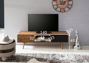 TV staliukas Repal, rudas kaina ir informacija | TV staliukai | pigu.lt