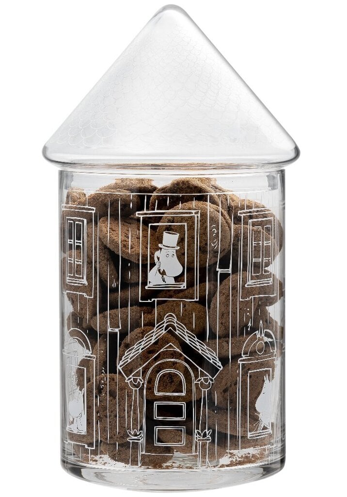 Muurla Moomin stiklinis indelis Moomin house, 30,5cm цена и информация | Indai, lėkštės, pietų servizai | pigu.lt