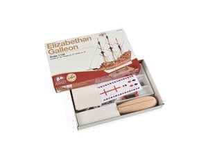 Комплект деревянной модели Amati - Elizabethan Galleon - First Step, 1/135, A600,02 цена и информация | Склеиваемые модели | pigu.lt