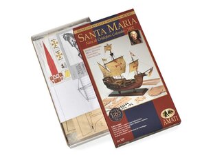 Комплект деревянной модели Amati - Santa Maria Caravel, 1/65, B1409 цена и информация | muu Творческий досуг | pigu.lt