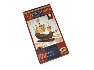 Amati - Santa Maria Caravel, 1/65, B1409 kaina ir informacija | Klijuojami modeliai | pigu.lt