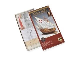 Комплект деревянной модели Amati - Nina Caravel, 1/65, B1411 цена и информация | muu Творческий досуг | pigu.lt