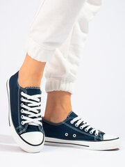 Classic women's sneakers, navy blue цена и информация | Спортивная обувь, кроссовки для женщин | pigu.lt