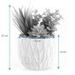Dekoracija su dirbtinėmis gėlėmis Herbi, 28 cm kaina ir informacija | Interjero detalės | pigu.lt