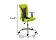 Biuro kėdė Interlink, žalia/juoda цена и информация | Biuro kėdės | pigu.lt