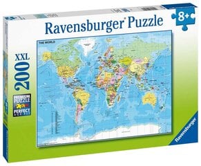 Карта головоломки Ravensburger 200p 12890 цена и информация | Пазлы | pigu.lt