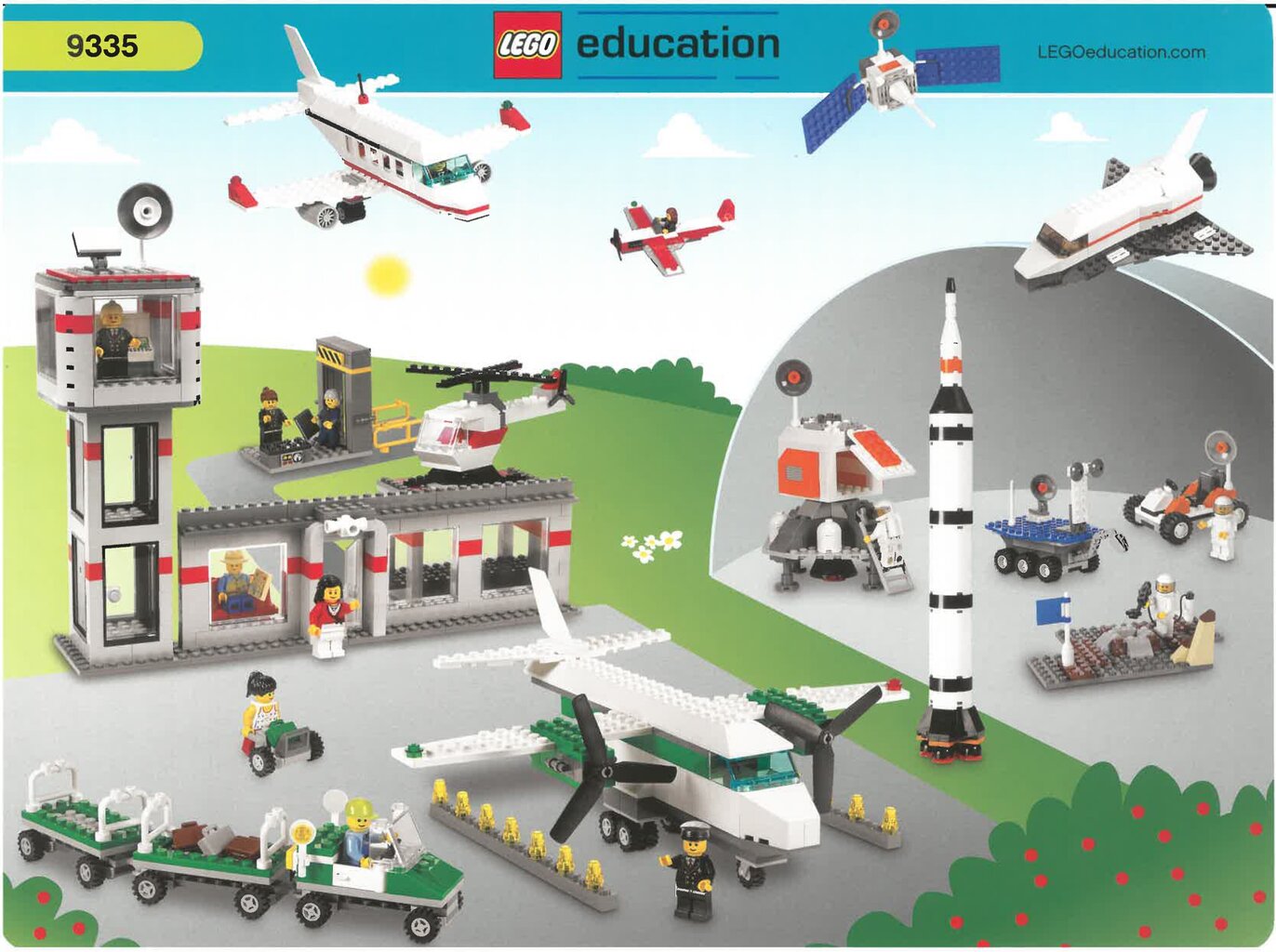 9335 LEGO® Education Oro uosto ir kosmoso rinkinys, 1176 detalės kaina ir informacija | Konstruktoriai ir kaladėlės | pigu.lt