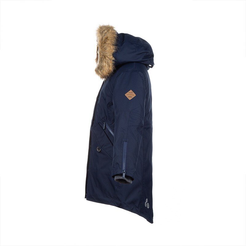Huppa mergaičių žiemos parka VIVIAN, tamsiai mėlyna kaina ir informacija | Žiemos drabužiai vaikams | pigu.lt
