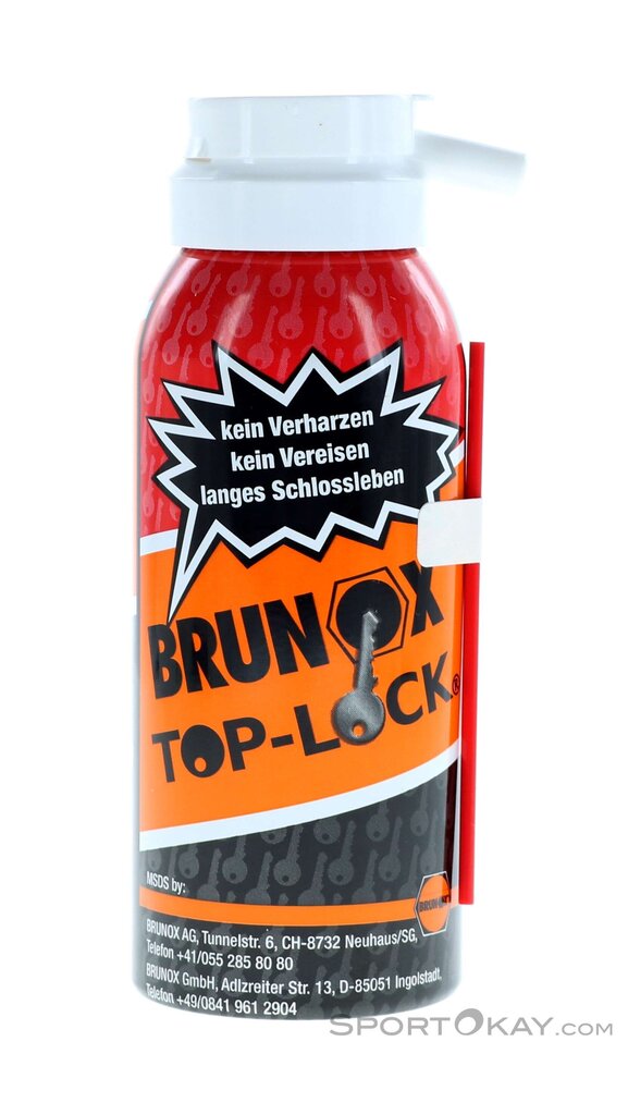 Brunox Top Lock spynų tepimo priemonė 100ml kaina ir informacija | Autochemija | pigu.lt