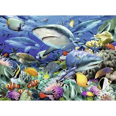 Dėlionė Ravensburger Ryklys, 100 d. kaina ir informacija | Dėlionės (puzzle) | pigu.lt