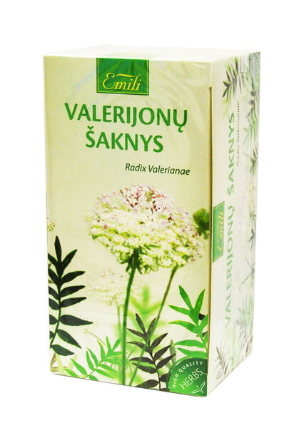 Valerijonų šaknys (Radix Valerianae) arbata 1.5g N20 Emili kaina | pigu.lt