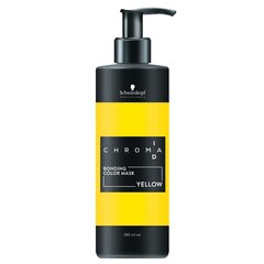 Geltonos spalvos kaukė Schwarzkopf Professional Chromaid Yellow, 280 ml kaina ir informacija | Priemonės plaukų stiprinimui | pigu.lt