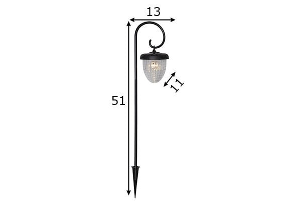 Lauko šviestuvas su saulės baterija Star Trading Bellota 1 цена и информация | Lauko šviestuvai | pigu.lt